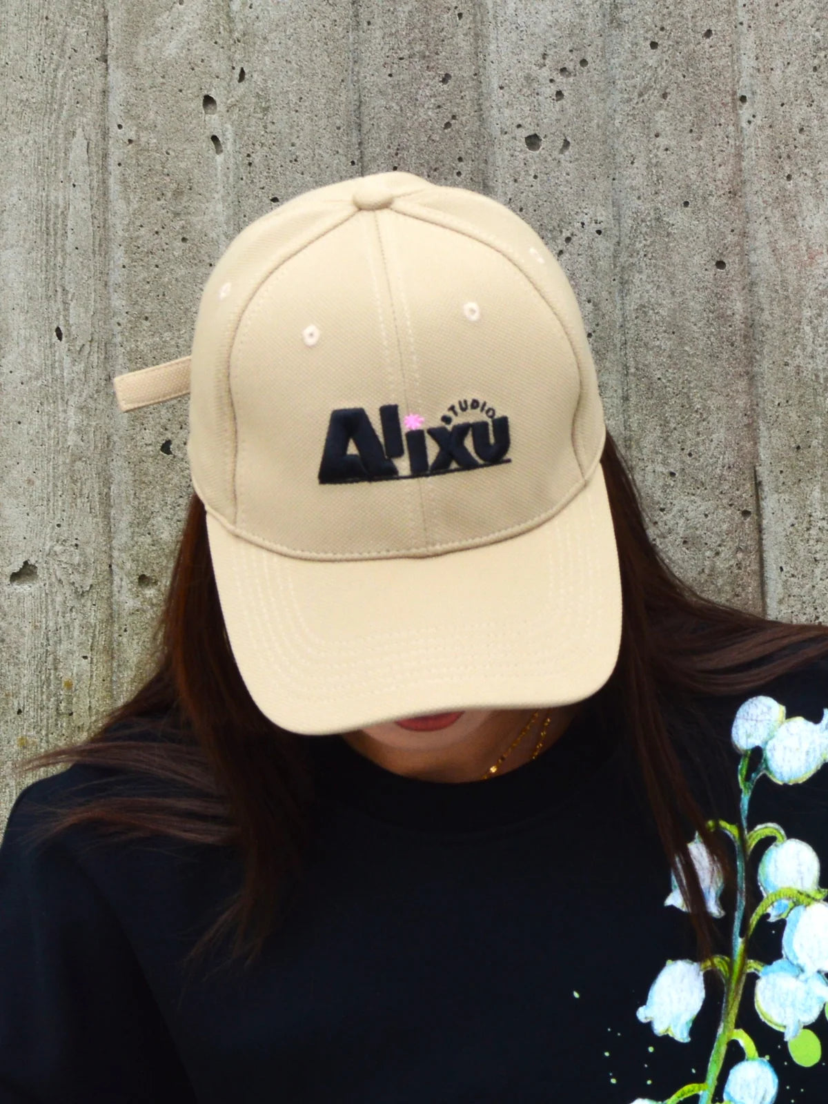 Alixu Studio Logo Cap - Khaki